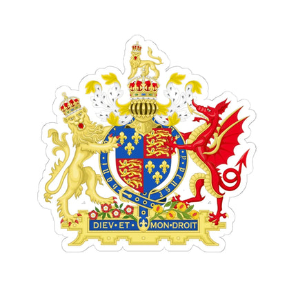 Coat of Arms of Henry VIII of England 1509-1533 Variant 2 (England) (Coat of Arms) STICKER Vinyl Kiss-Cut Decal 6 Inch White - The Sticker Space