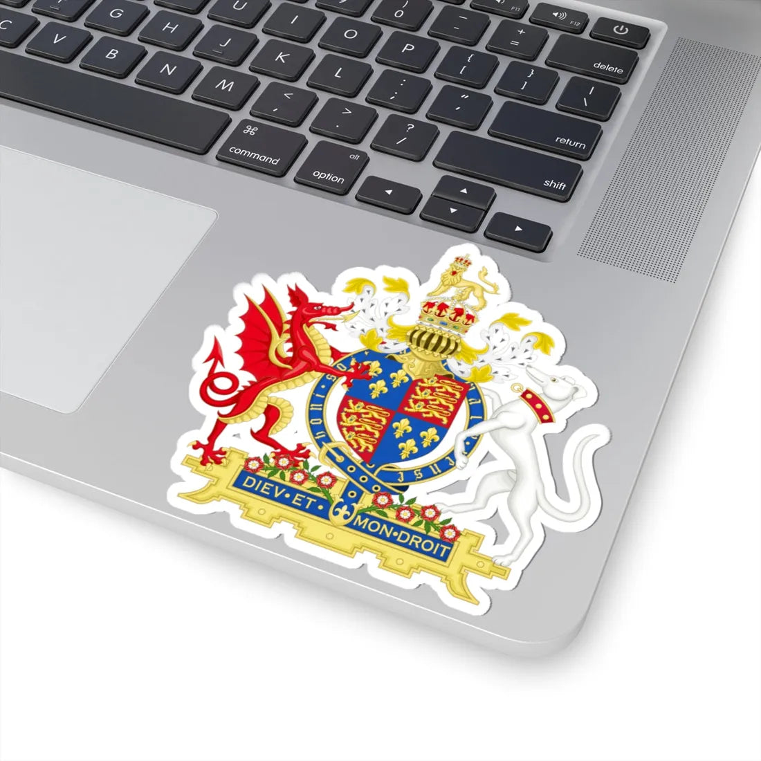 Coat of Arms of Henry VIII of England 1509-1547 Variant (England) (Coat of Arms) STICKER Vinyl Kiss-Cut Decal - The Sticker Space