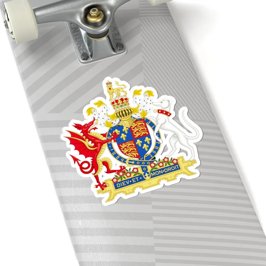 Coat of Arms of Henry VIII of England 1509-1547 Variant (England) (Coat of Arms) STICKER Vinyl Kiss-Cut Decal - The Sticker Space