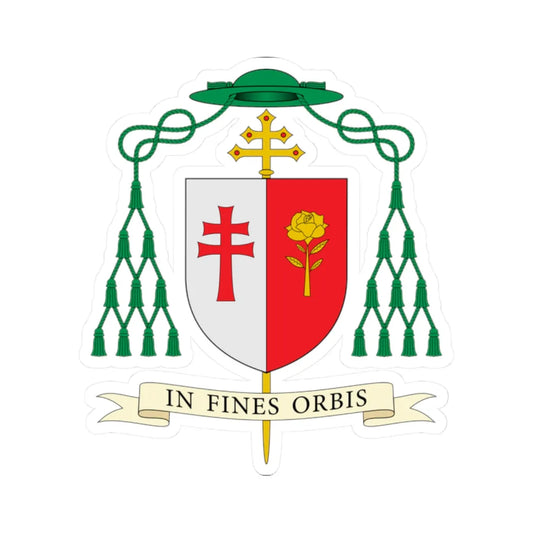 Coat of arms of Henryk Jagodziński (Spain) (Coat of Arms) STICKER Vinyl Kiss-Cut Decal 2 Inch White - The Sticker Space