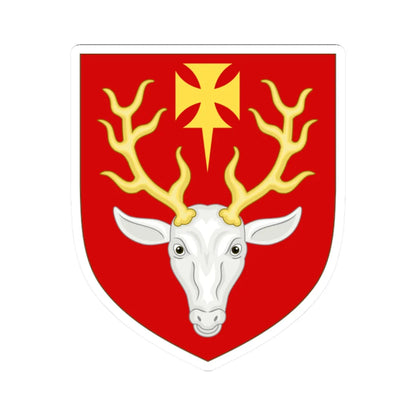 Coat of Arms of Hertford College Oxford (England) (Coat of Arms) STICKER Vinyl Kiss-Cut Decal 2 Inch White - The Sticker Space
