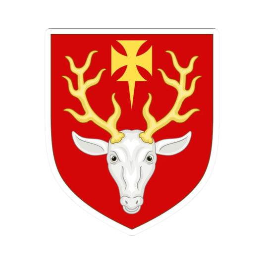 Coat of Arms of Hertford College Oxford (England) (Coat of Arms) STICKER Vinyl Kiss-Cut Decal 2 Inch White - The Sticker Space