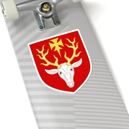 Coat of Arms of Hertford College Oxford (England) (Coat of Arms) STICKER Vinyl Kiss-Cut Decal - The Sticker Space