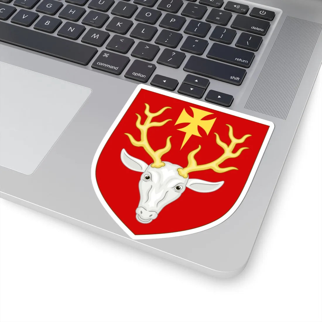 Coat of Arms of Hertford College Oxford (England) (Coat of Arms) STICKER Vinyl Kiss-Cut Decal - The Sticker Space