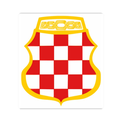 Coat of arms of Herzeg-Bosnia (Bosnia and Herzegovina) (Coat of Arms) STICKER Vinyl Kiss-Cut Decal 2 Inch White - The Sticker Space