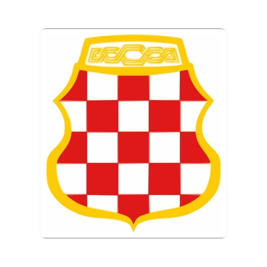 Coat of arms of Herzeg-Bosnia (Bosnia and Herzegovina) (Coat of Arms) STICKER Vinyl Kiss-Cut Decal 2 Inch White - The Sticker Space