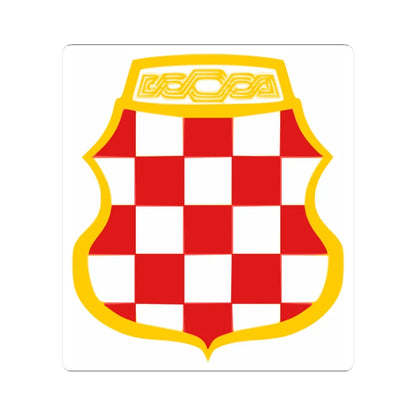 Coat of arms of Herzeg-Bosnia (Bosnia and Herzegovina) (Coat of Arms) STICKER Vinyl Kiss-Cut Decal 3 Inch White - The Sticker Space