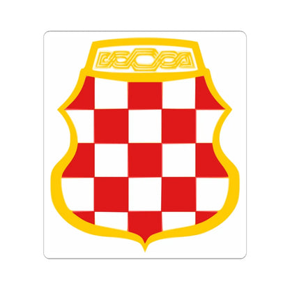 Coat of arms of Herzeg-Bosnia (Bosnia and Herzegovina) (Coat of Arms) STICKER Vinyl Kiss-Cut Decal 6 Inch White - The Sticker Space