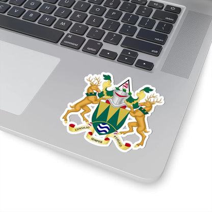 Coat of arms of High Peak (England) (Coat of Arms) STICKER Vinyl Kiss-Cut Decal - The Sticker Space