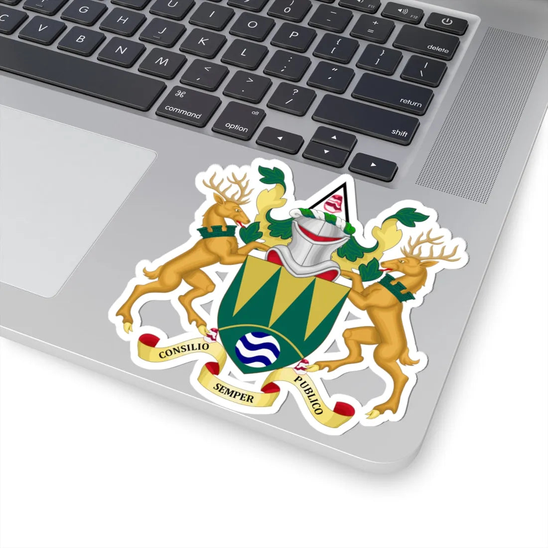Coat of arms of High Peak (England) (Coat of Arms) STICKER Vinyl Kiss-Cut Decal - The Sticker Space