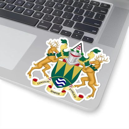 Coat of arms of High Peak (England) (Coat of Arms) STICKER Vinyl Kiss-Cut Decal - The Sticker Space