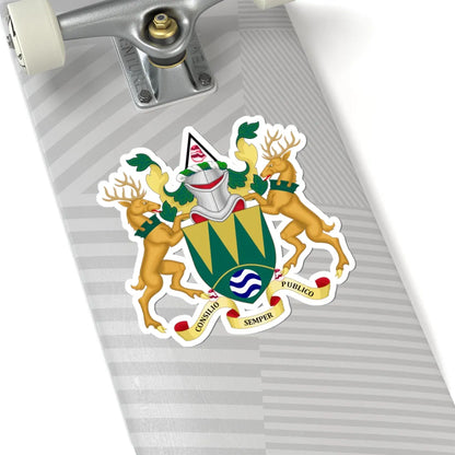 Coat of arms of High Peak (England) (Coat of Arms) STICKER Vinyl Kiss-Cut Decal - The Sticker Space