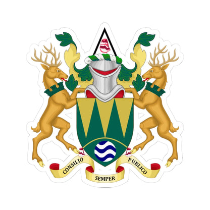 Coat of arms of High Peak (England) (Coat of Arms) STICKER Vinyl Kiss-Cut Decal - The Sticker Space