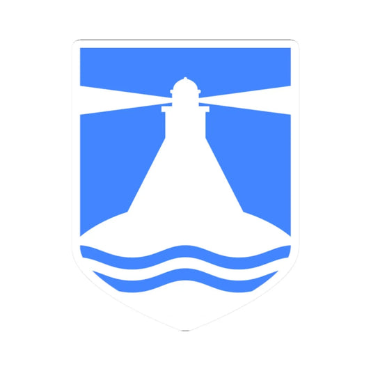 Coat of arms of Hiiumaa Parish (Estonia) (Coat of Arms) STICKER Vinyl Kiss-Cut Decal 2 Inch White - The Sticker Space