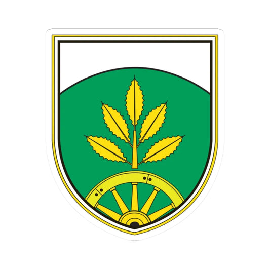 Coat of arms of Hoče-Slivnica (Slovenia) (Coat of Arms) STICKER Vinyl Kiss-Cut Decal 2 Inch White - The Sticker Space