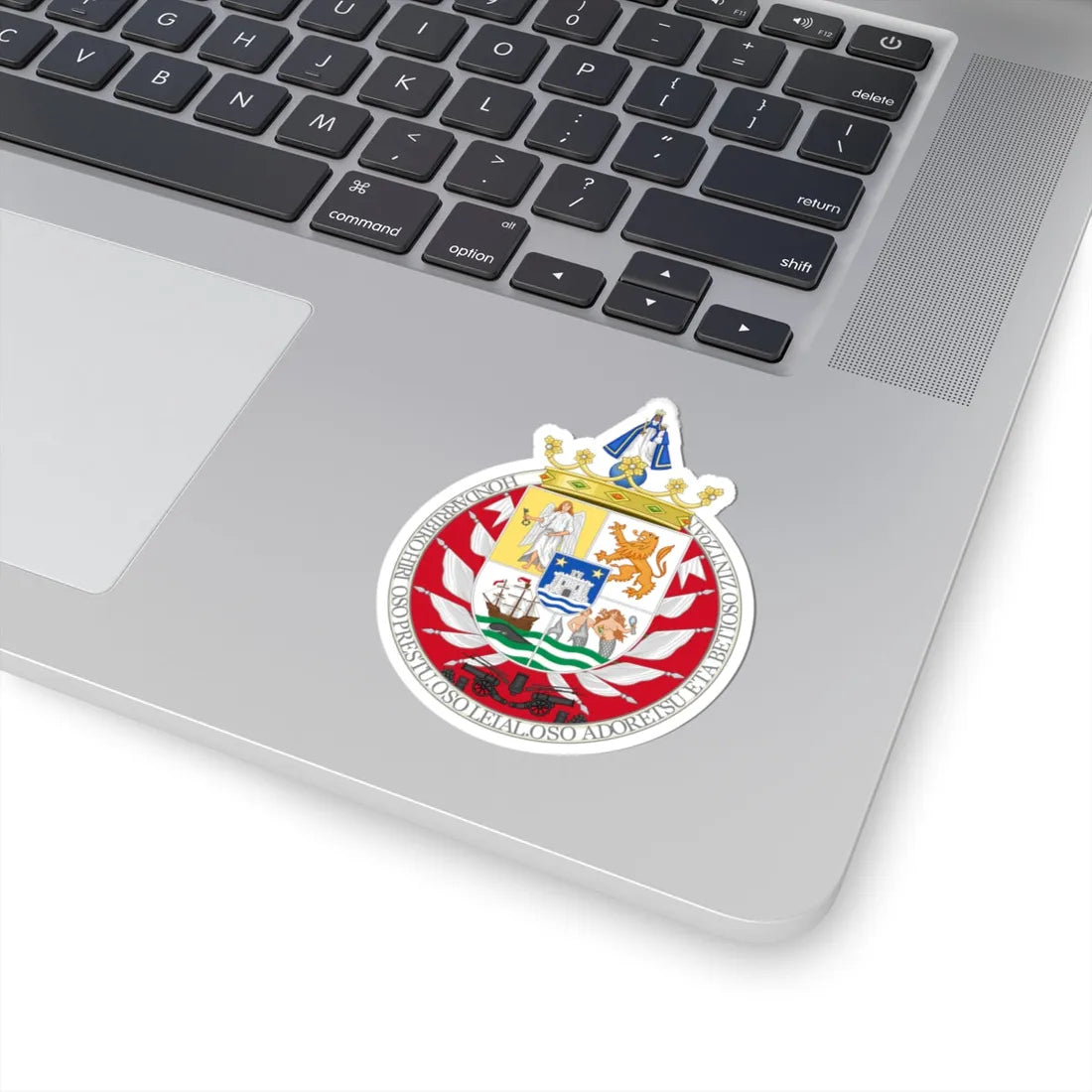 Coat of Arms of Hondarribia (Spain) (Coat of Arms) STICKER Vinyl Kiss-Cut Decal - The Sticker Space