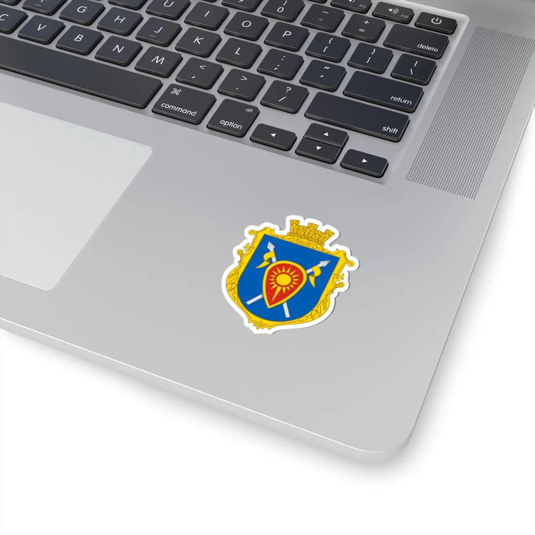 Coat of Arms of Horodyslavychi (Ukraine) (Coat of Arms) STICKER Vinyl Kiss-Cut Decal - The Sticker Space