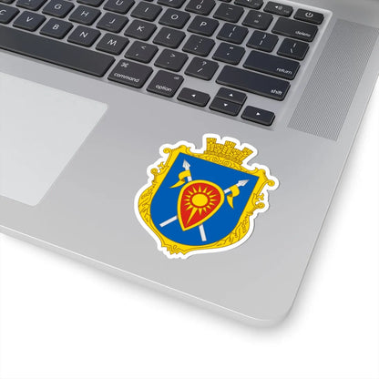 Coat of Arms of Horodyslavychi (Ukraine) (Coat of Arms) STICKER Vinyl Kiss-Cut Decal - The Sticker Space