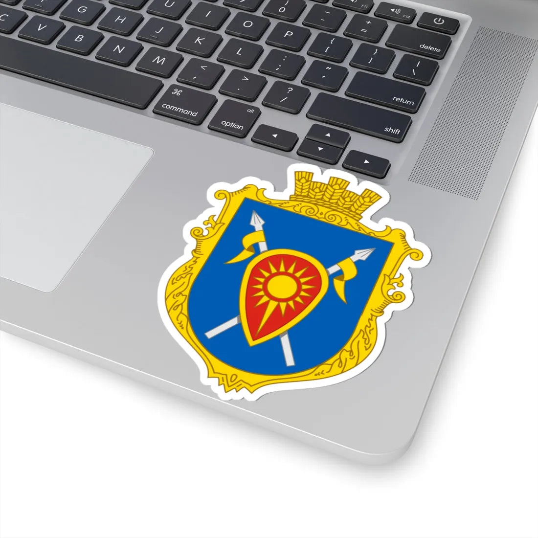 Coat of Arms of Horodyslavychi (Ukraine) (Coat of Arms) STICKER Vinyl Kiss-Cut Decal - The Sticker Space