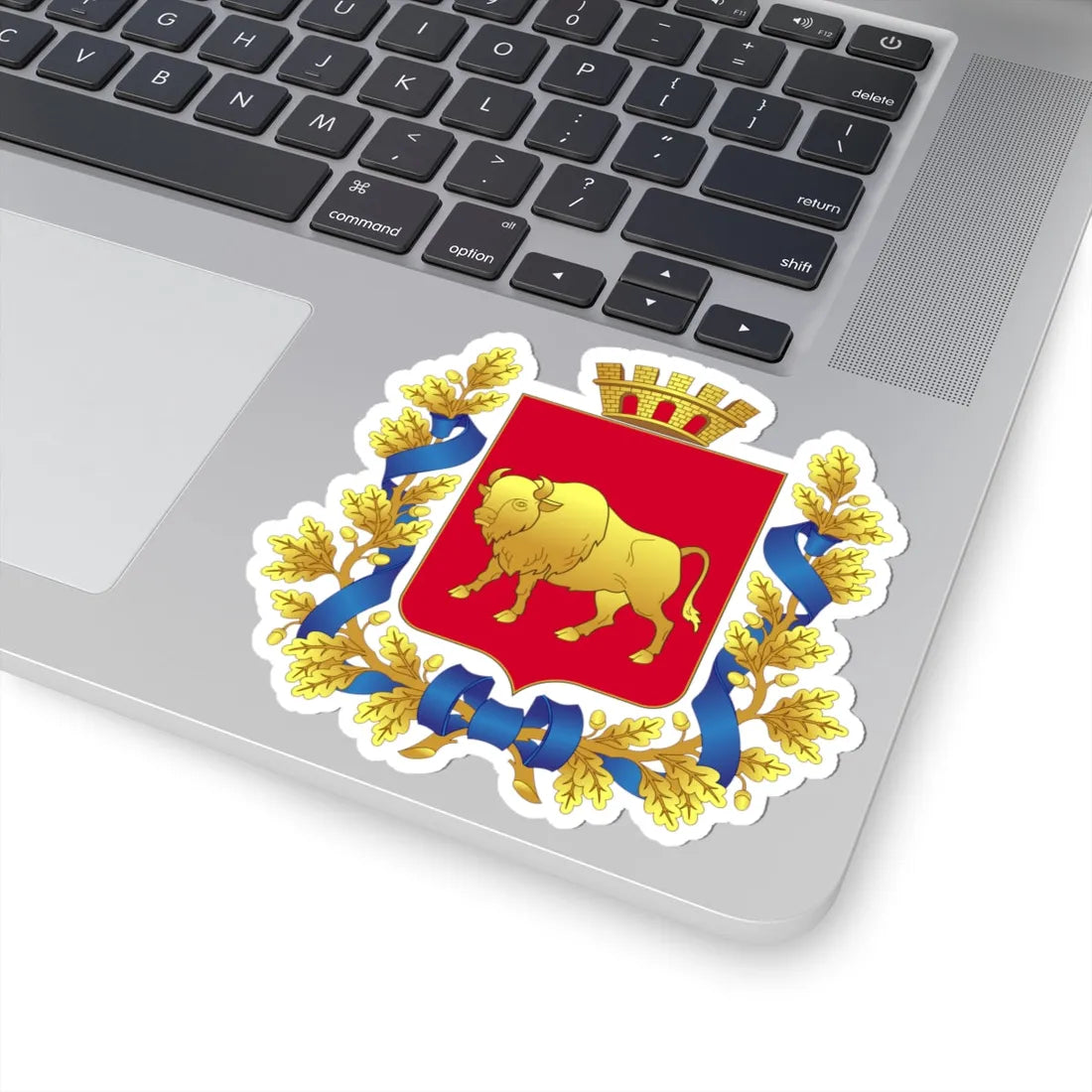 Coat of Arms of Hrodna Voblasts (Belarus) (Coat of Arms) STICKER Vinyl Kiss-Cut Decal - The Sticker Space