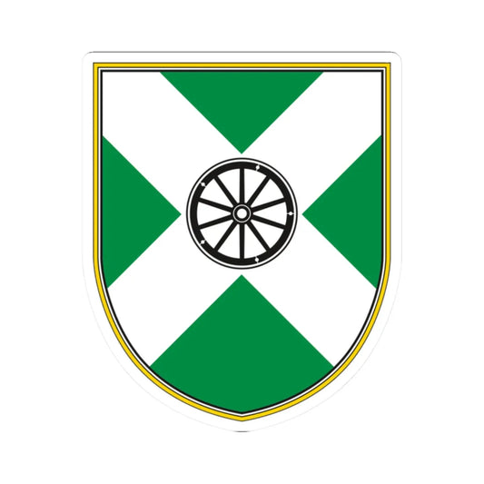 Coat of arms of Hrpelje-Kozina (Slovenia) (Coat of Arms) STICKER Vinyl Kiss-Cut Decal 2 Inch White - The Sticker Space