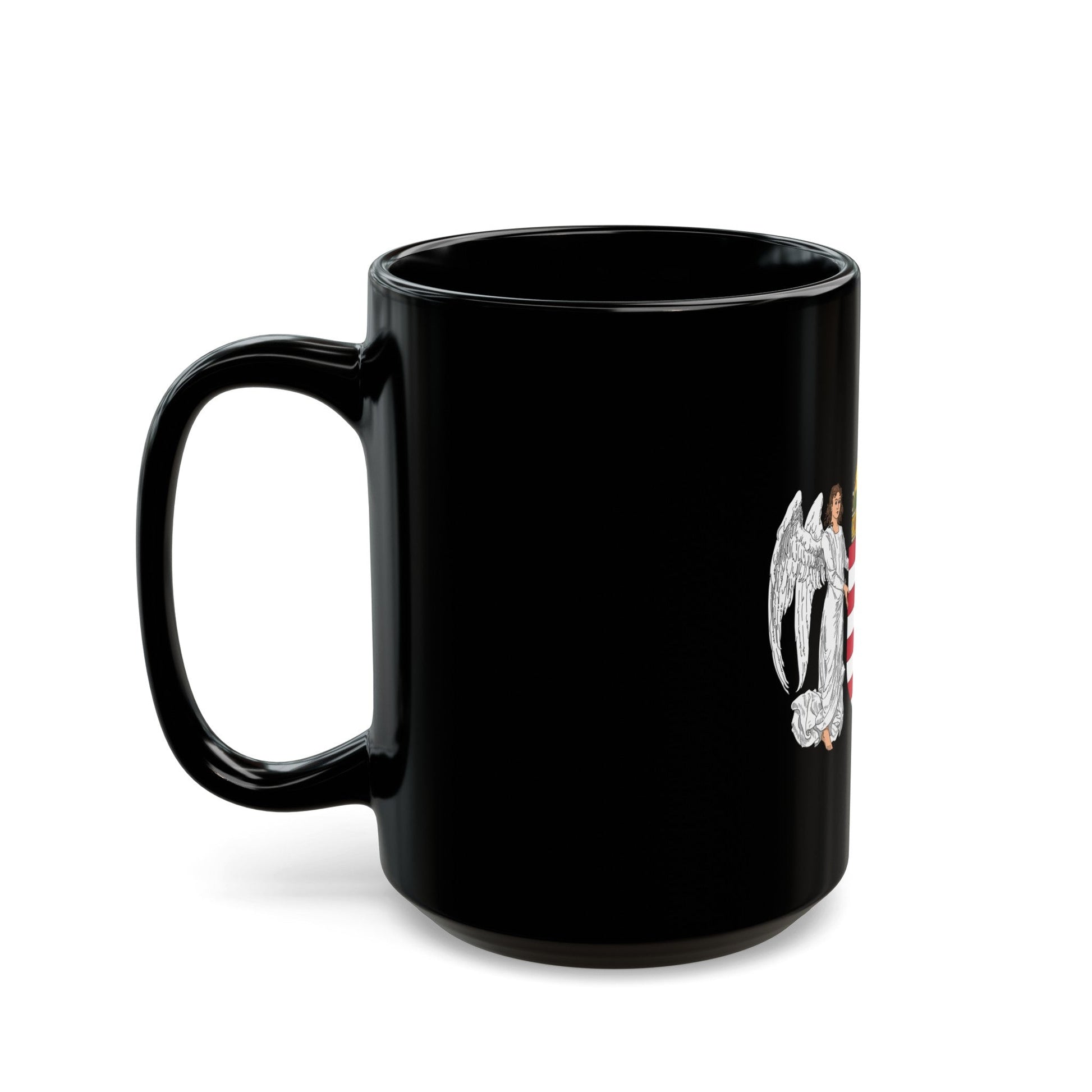 Coat of arms of Hungary (1896-1915) - Black Coffee Mug-The Sticker Space