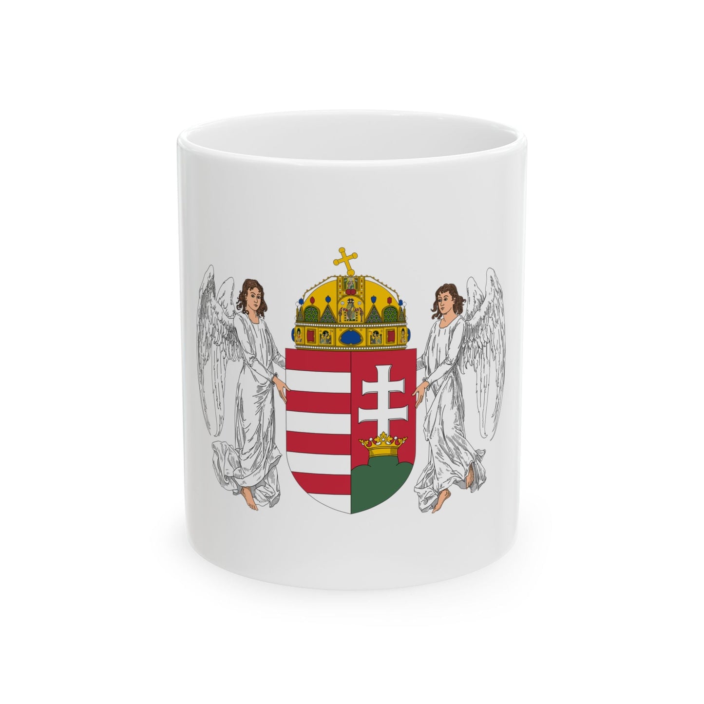 Coat of arms of Hungary (1896-1915) - White Coffee Mug