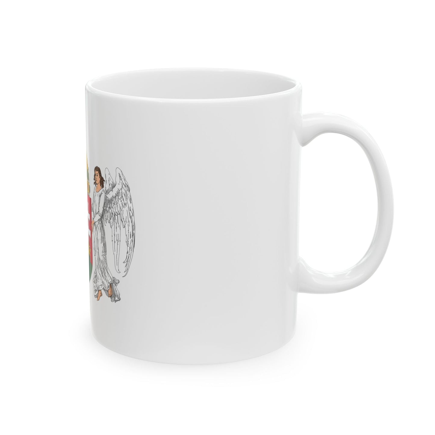 Coat of arms of Hungary (1896-1915) - White Coffee Mug