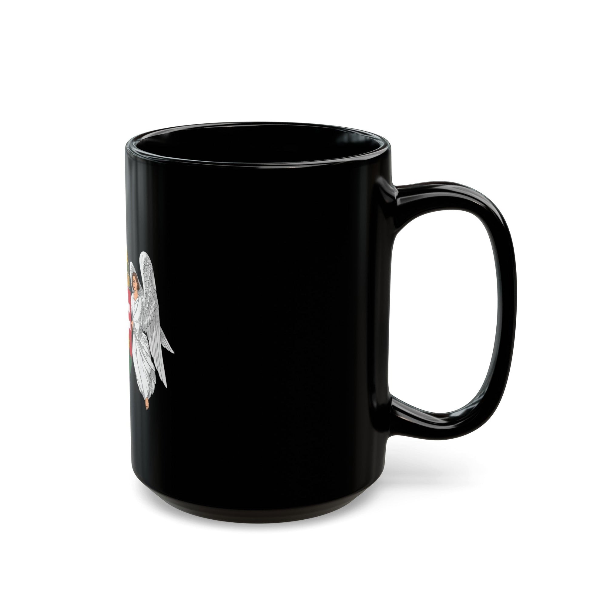 Coat of arms of Hungary (1915-1918, 1919-1946) - Black Coffee Mug-The Sticker Space