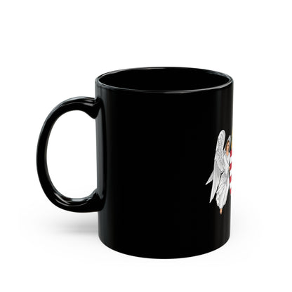 Coat of arms of Hungary (1915-1918, 1919-1946) - Black Coffee Mug-The Sticker Space