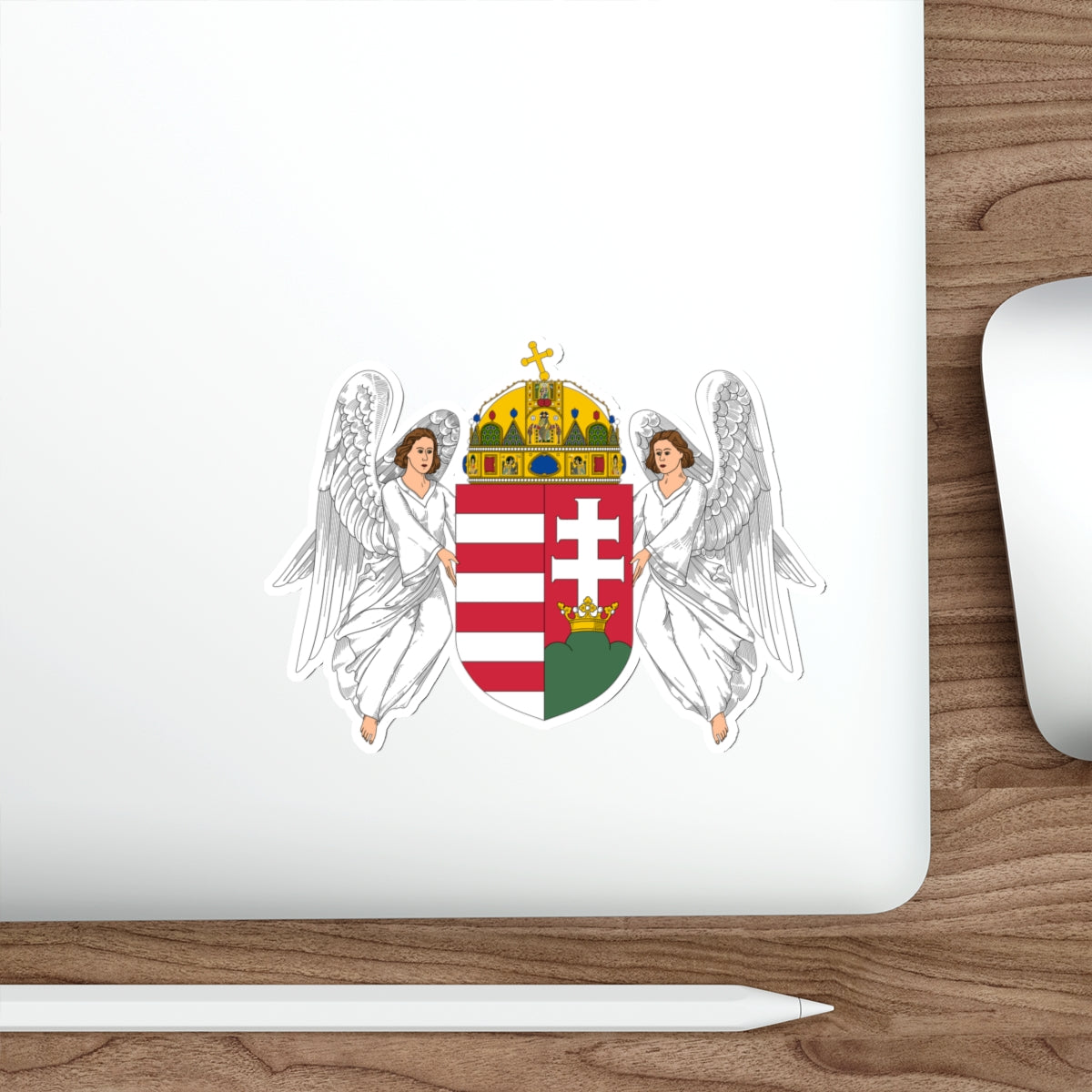 Coat of arms of Hungary (1915-1918, 1919-1946) STICKER Vinyl Die-Cut Decal-The Sticker Space