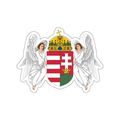 Coat of arms of Hungary (1915-1918, 1919-1946) STICKER Vinyl Die-Cut Decal 4 Inch - The Sticker Space