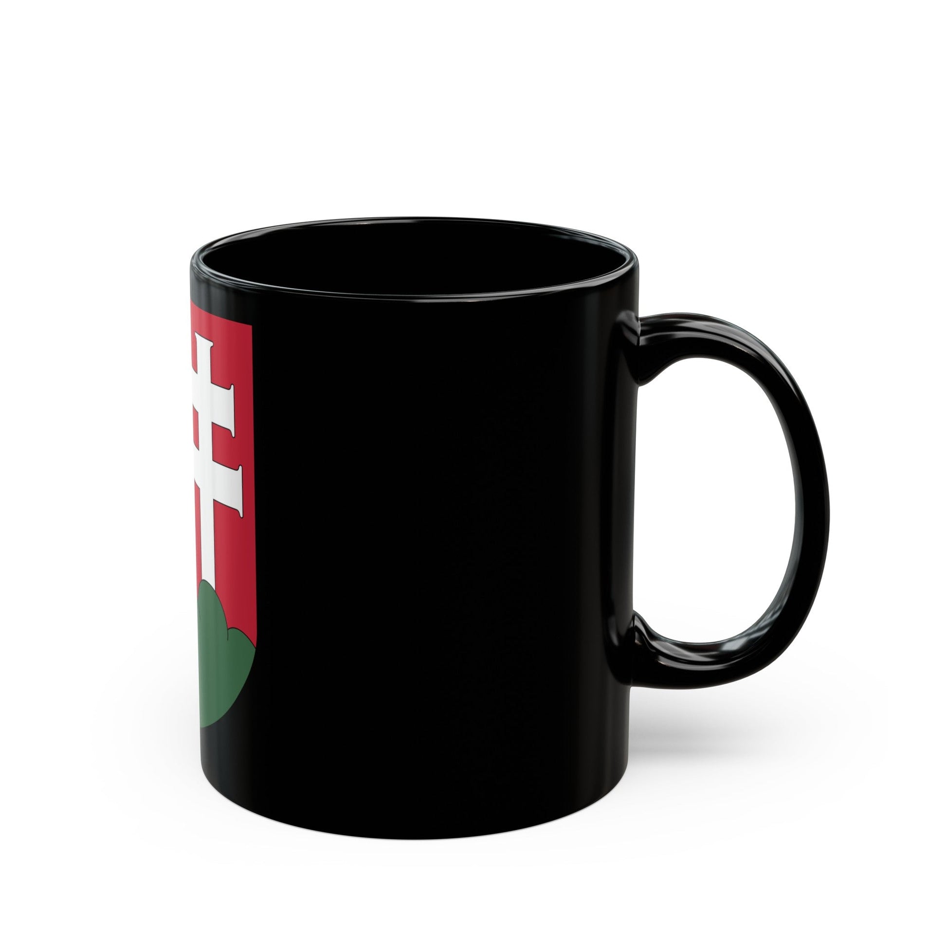 Coat of arms of Hungary (1918-1919) - Black Coffee Mug-The Sticker Space