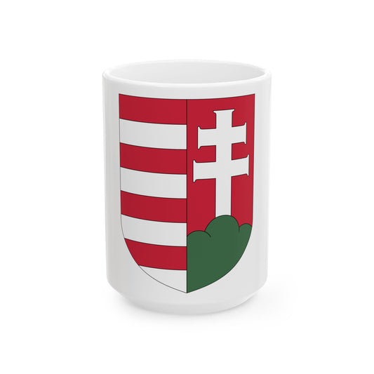 Coat of arms of Hungary (1918-1919) - White Coffee Mug