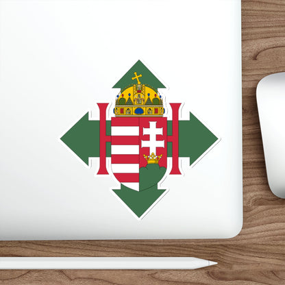 Coat of arms of Hungary (1945) STICKER Vinyl Die-Cut Decal-The Sticker Space