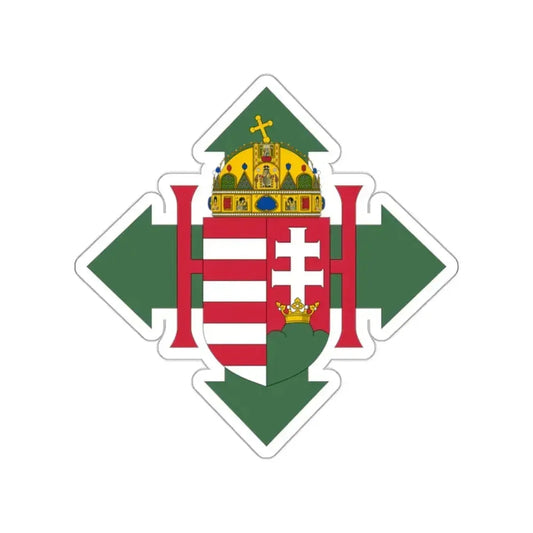 Coat of arms of Hungary (1945) STICKER Vinyl Die-Cut Decal 2 Inch - The Sticker Space