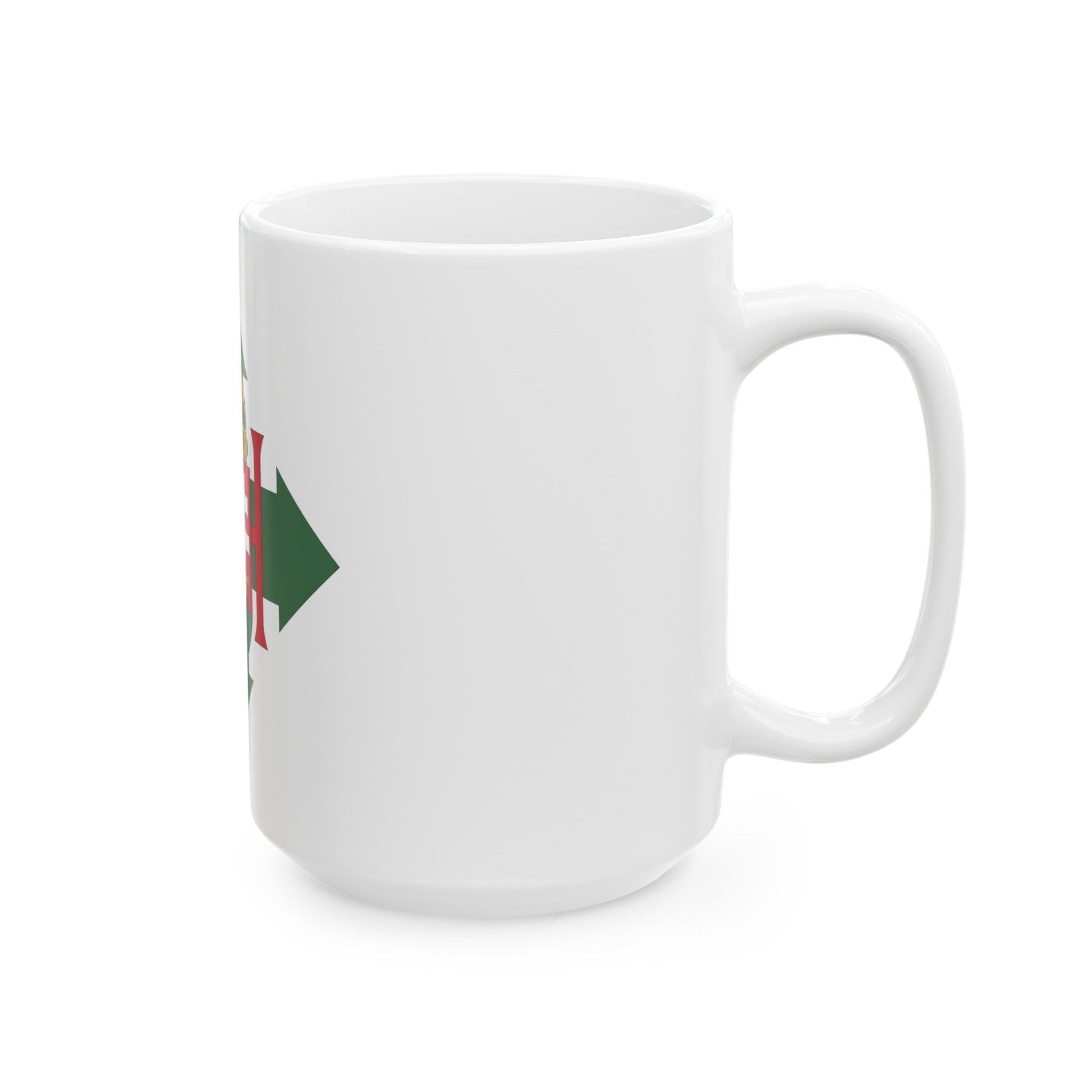 Coat of arms of Hungary (1945) - White Coffee Mug-The Sticker Space