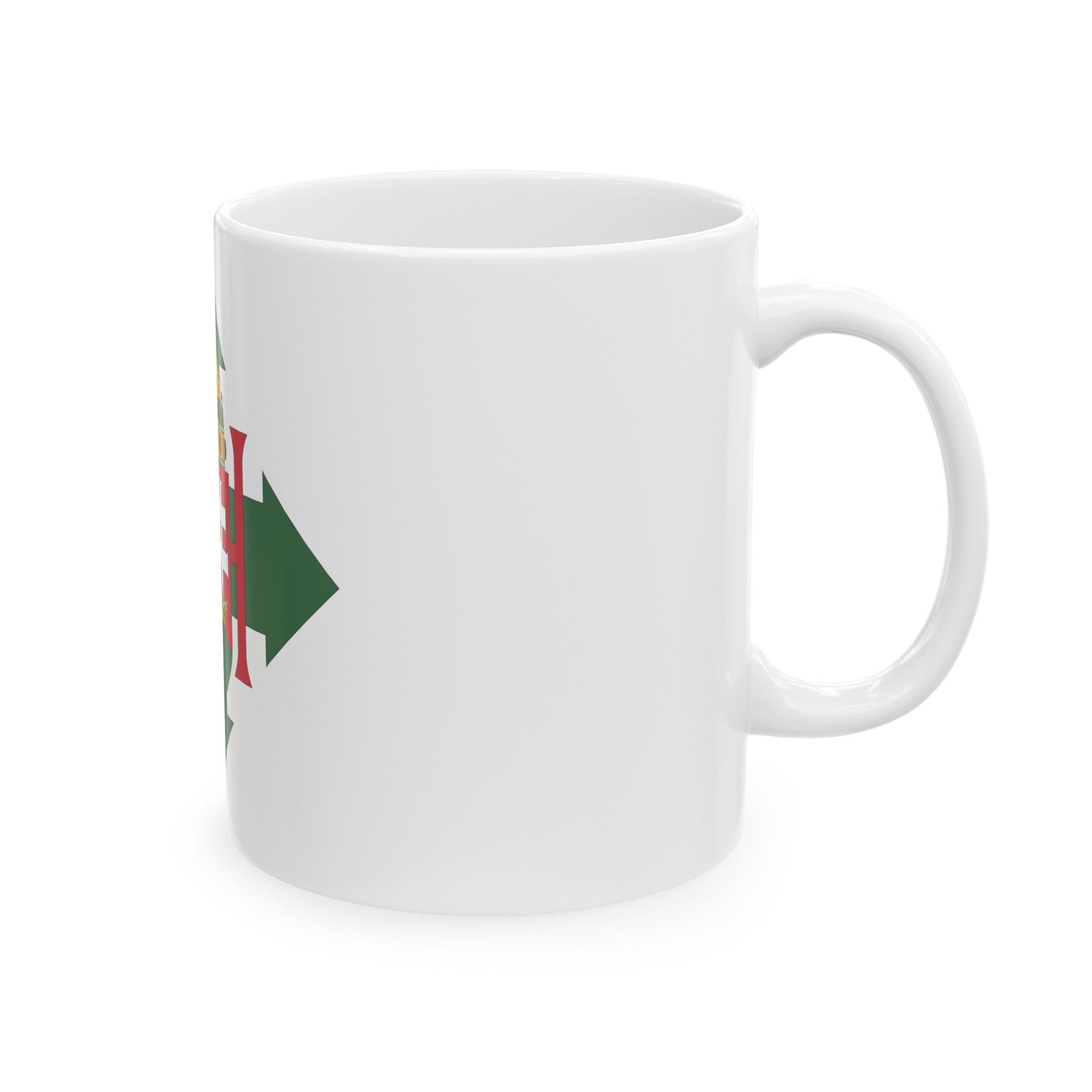 Coat of arms of Hungary (1945) - White Coffee Mug-The Sticker Space