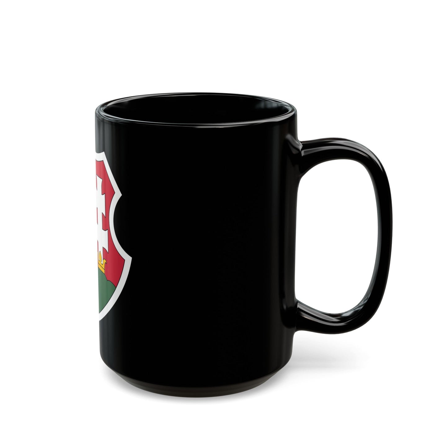 Coat of arms of Hungary (1946-1949, 1956-1957) - Black Coffee Mug-The Sticker Space