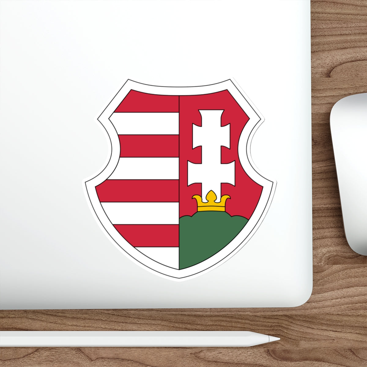 Coat of arms of Hungary (1946-1949, 1956-1957) STICKER Vinyl Die-Cut Decal-The Sticker Space