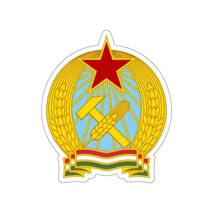 Coat of arms of Hungary (1949-1956) STICKER Vinyl Die-Cut Decal - The Sticker Space