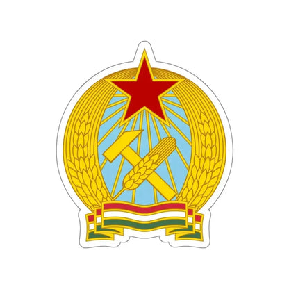 Coat of arms of Hungary (1949-1956) STICKER Vinyl Die-Cut Decal - The Sticker Space