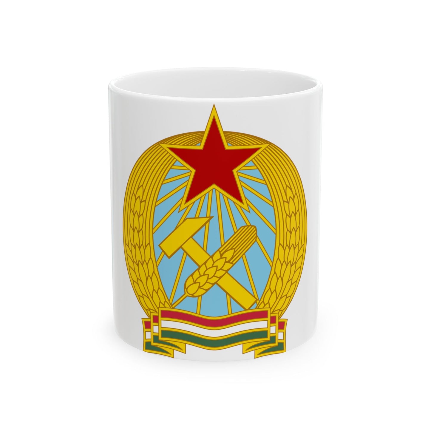 Coat of arms of Hungary (1949-1956) - White Coffee Mug