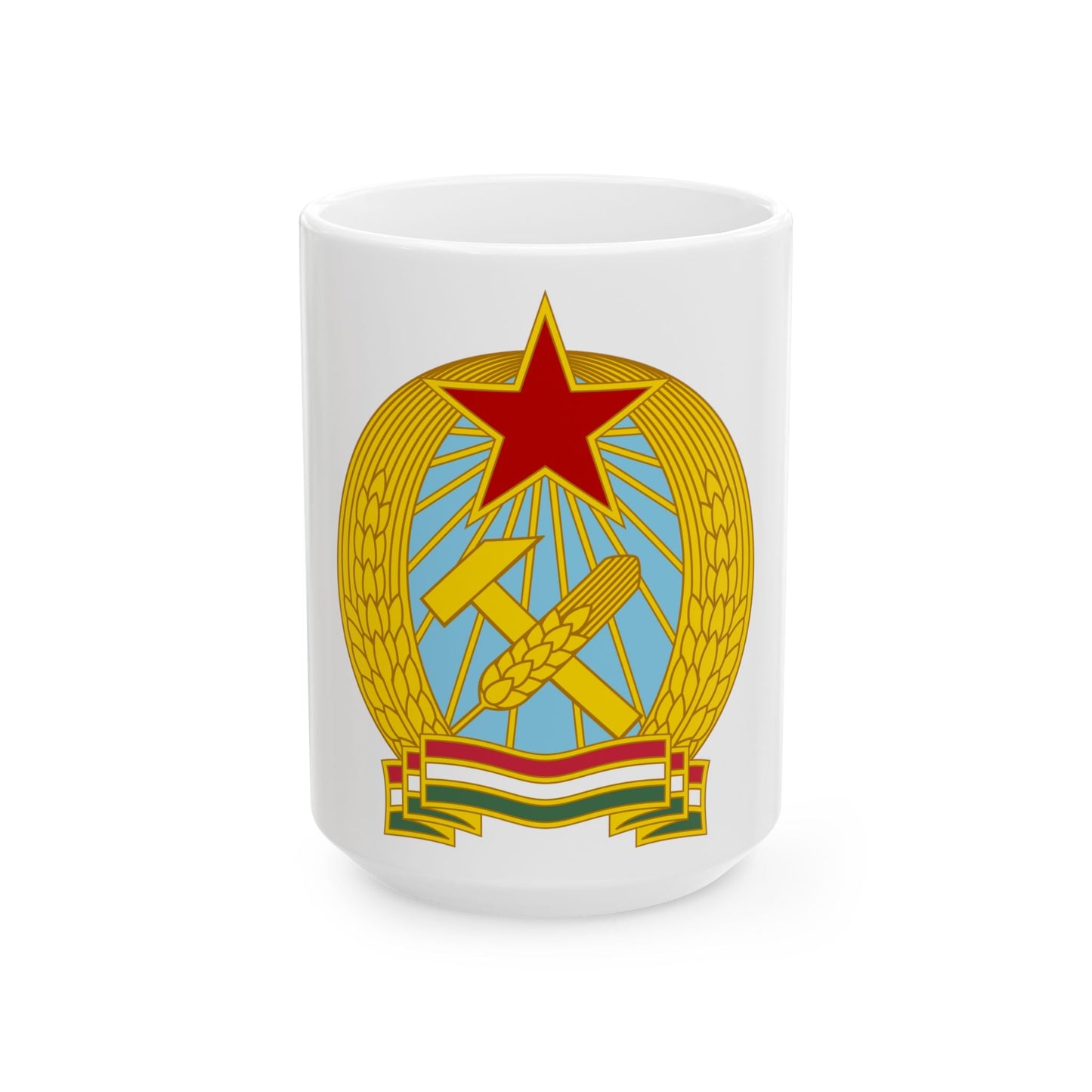 Coat of arms of Hungary (1949-1956) - White Coffee Mug