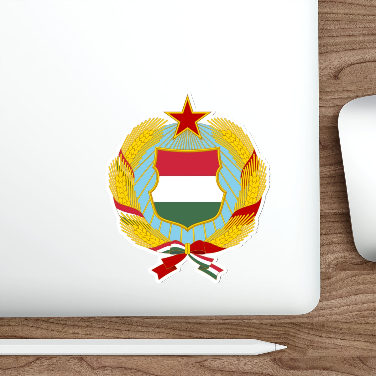 Coat of arms of Hungary (1957-1990) STICKER Vinyl Die-Cut Decal-The Sticker Space