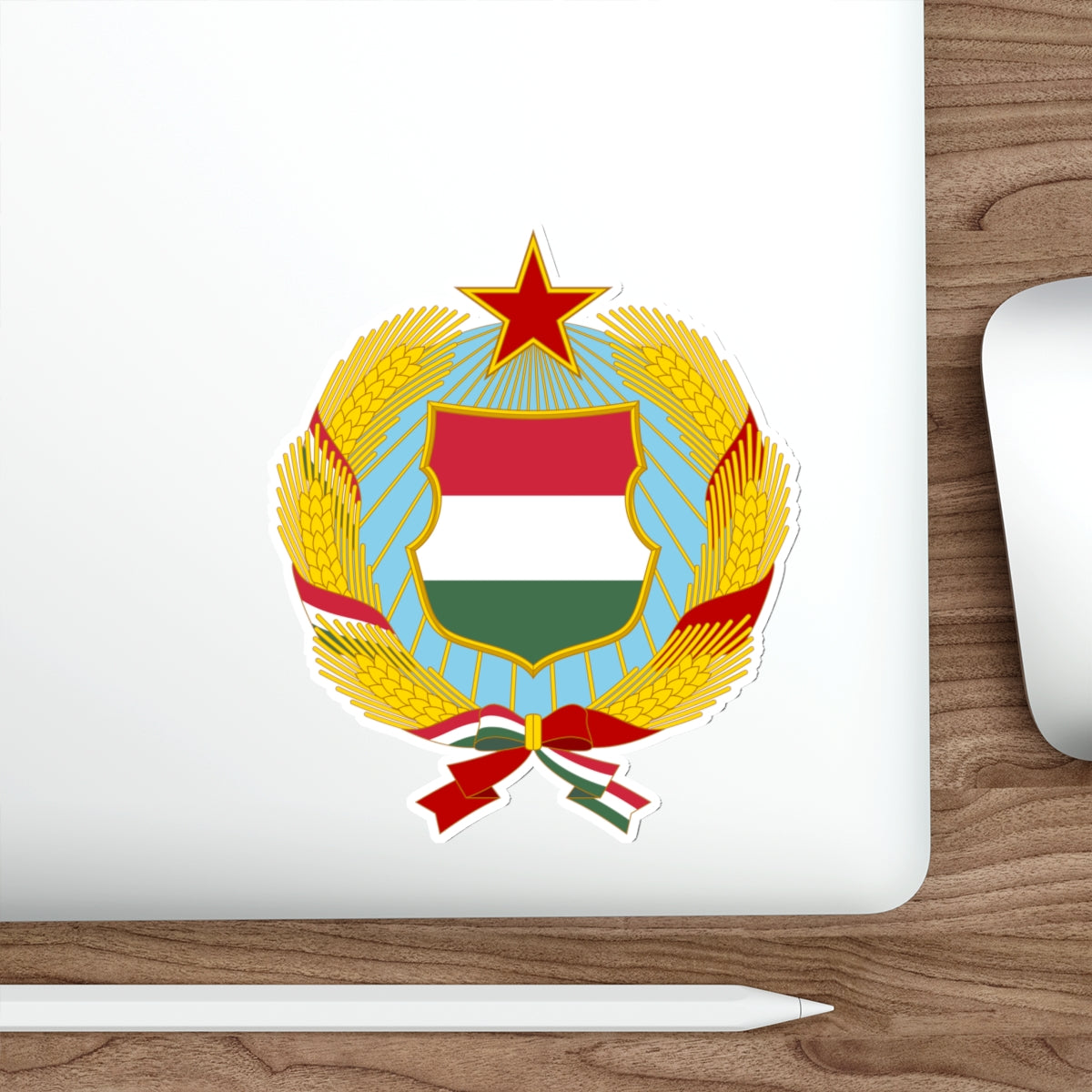 Coat of arms of Hungary (1957-1990) STICKER Vinyl Die-Cut Decal-The Sticker Space