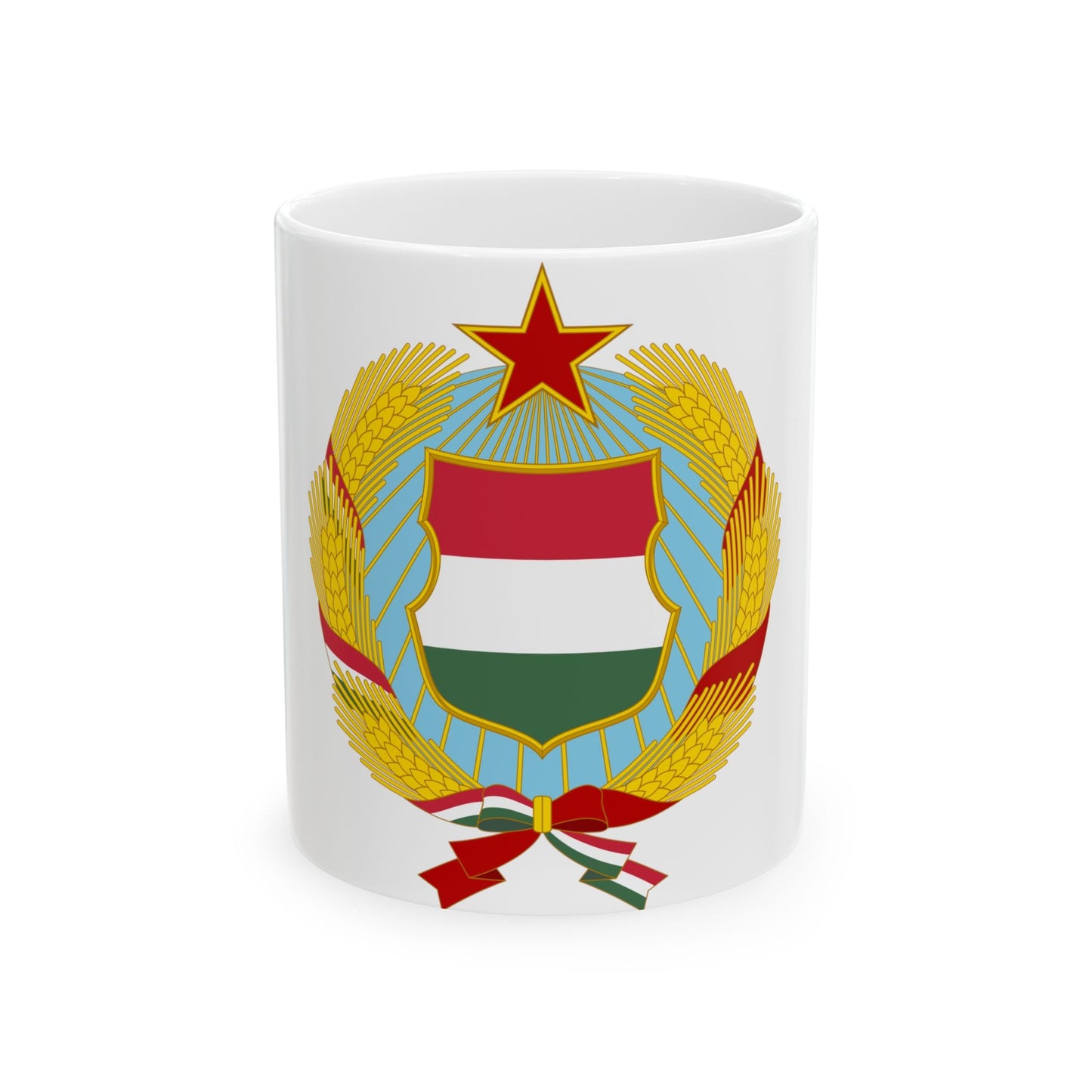 Coat of arms of Hungary (1957-1990) - White Coffee Mug