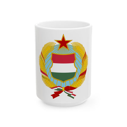 Coat of arms of Hungary (1957-1990) - White Coffee Mug