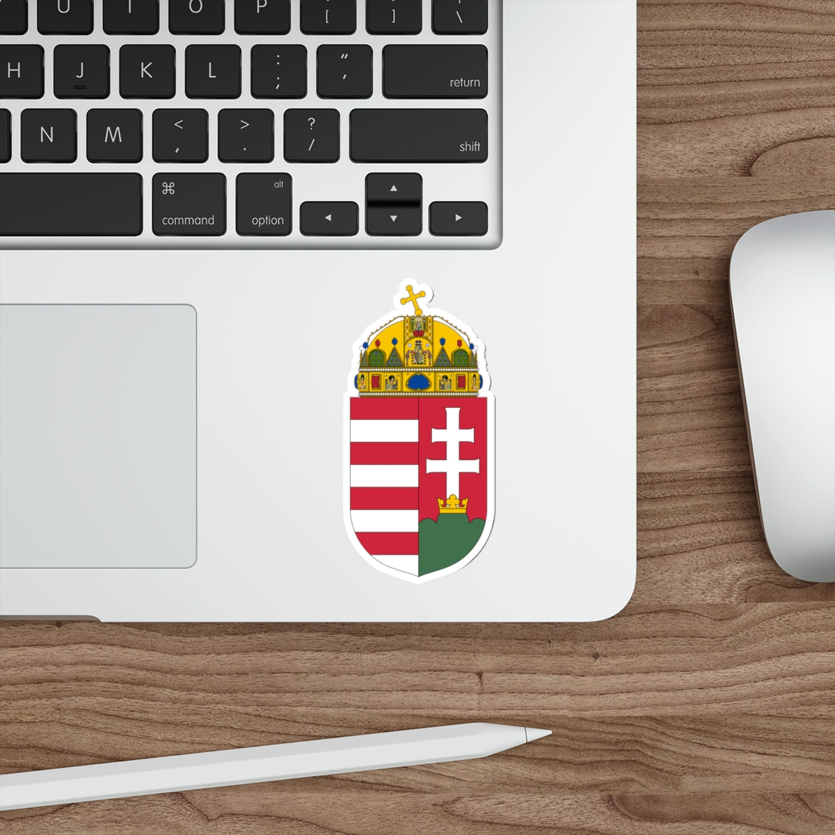 Coat of arms of Hungary STICKER Vinyl Die-Cut Decal-The Sticker Space