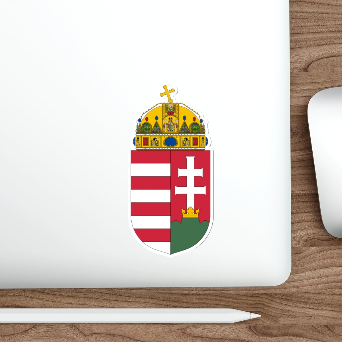 Coat of arms of Hungary STICKER Vinyl Die-Cut Decal-The Sticker Space